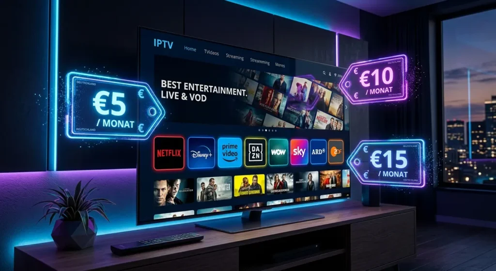 Wie viel kostet IPTV monatlich?